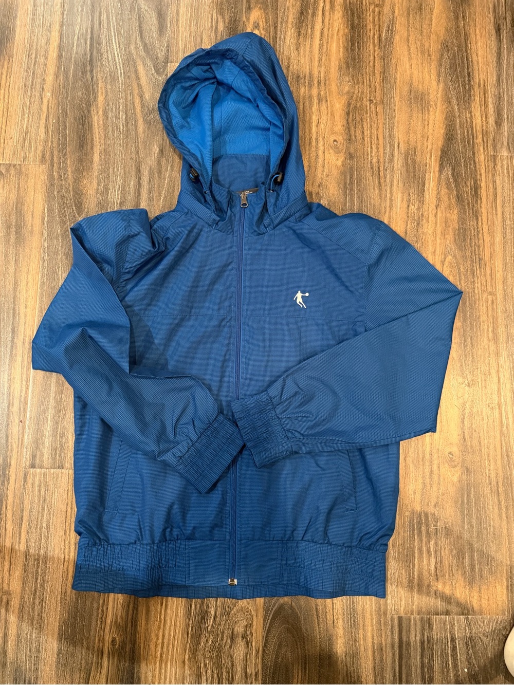 Jordan Blue Hooded Windbreaker Jacket for Kids